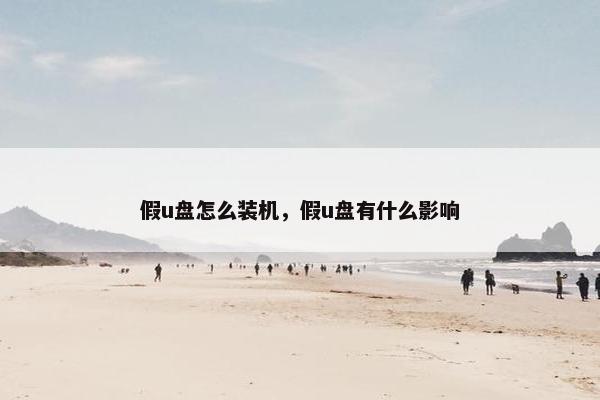 假u盘怎么装机，假u盘有什么影响