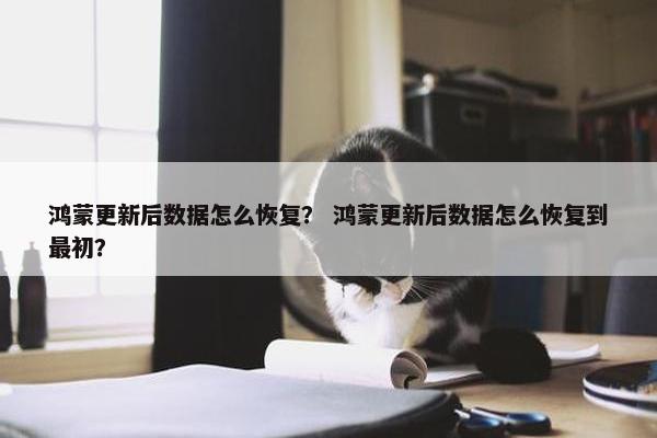 鸿蒙更新后数据怎么恢复？ 鸿蒙更新后数据怎么恢复到最初？