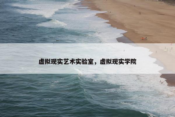 虚拟现实艺术实验室，虚拟现实学院