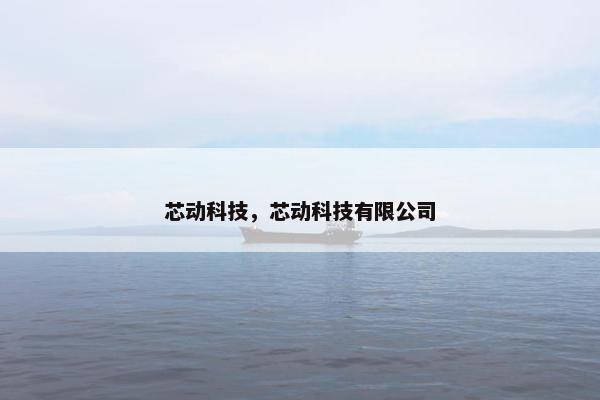 芯动科技，芯动科技有限公司