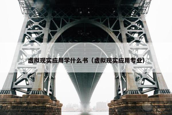 虚拟现实应用学什么书（虚拟现实应用专业）