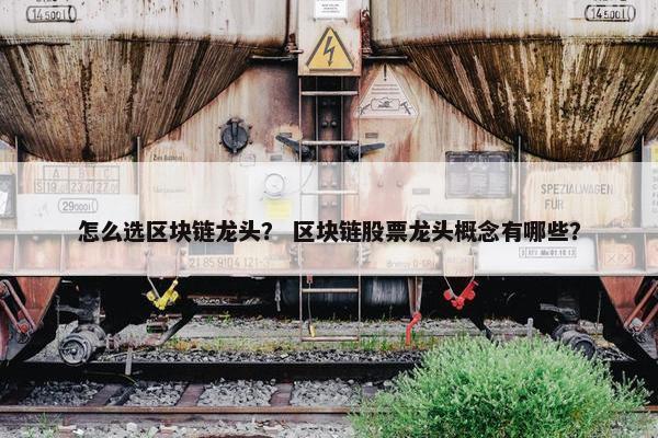 怎么选区块链龙头？ 区块链股票龙头概念有哪些？