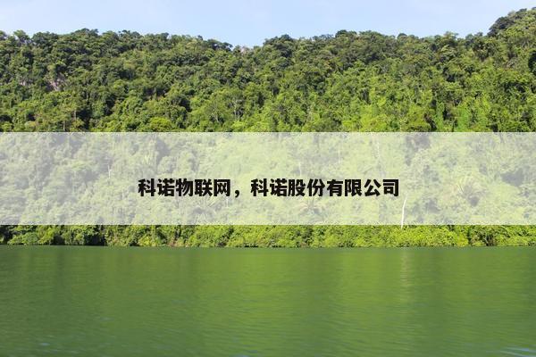 科诺物联网，科诺股份有限公司