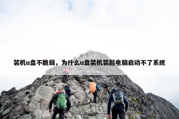 装机u盘不脆弱，为什么u盘装机装起电脑启动不了系统