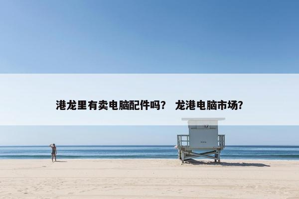 港龙里有卖电脑配件吗？ 龙港电脑市场？