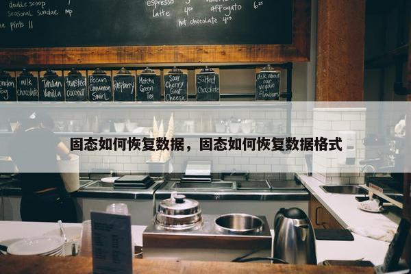 固态如何恢复数据，固态如何恢复数据格式
