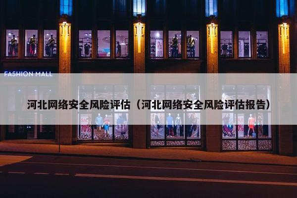 河北网络安全风险评估（河北网络安全风险评估报告）