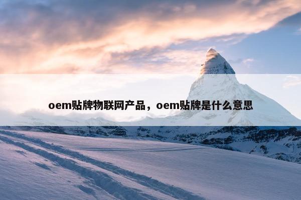 oem贴牌物联网产品，oem贴牌是什么意思