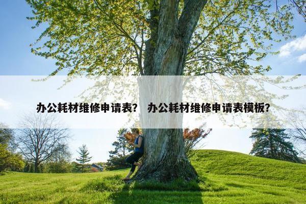 办公耗材维修申请表？ 办公耗材维修申请表模板？