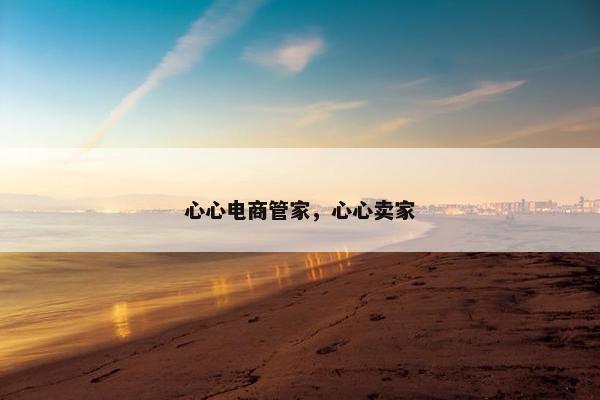 心心电商管家，心心卖家