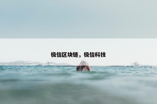 极信区块链，极信科技