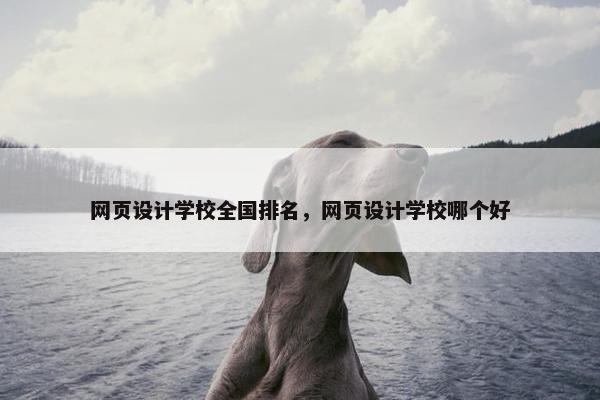 网页设计学校全国排名，网页设计学校哪个好