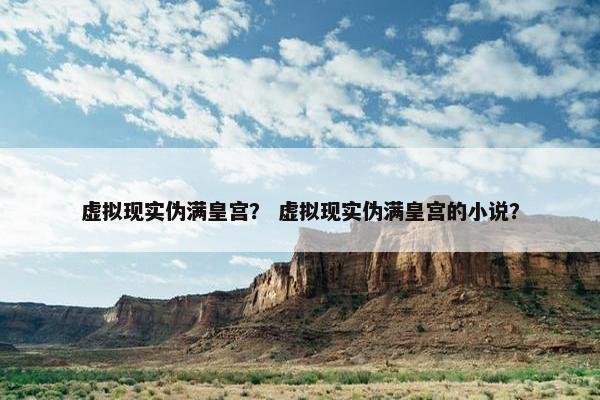 虚拟现实伪满皇宫？ 虚拟现实伪满皇宫的小说？