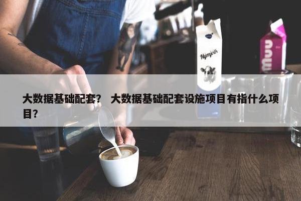 大数据基础配套？ 大数据基础配套设施项目有指什么项目？