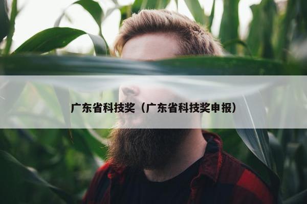 广东省科技奖（广东省科技奖申报）