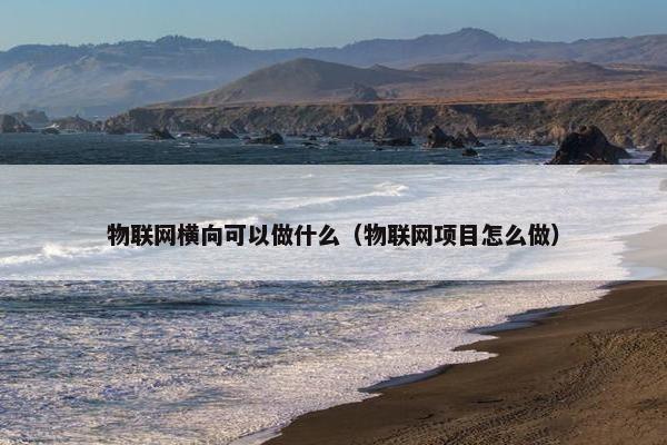 物联网横向可以做什么（物联网项目怎么做）