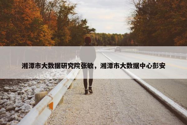 湘潭市大数据研究院张敏，湘潭市大数据中心彭安