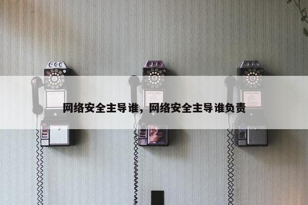 网络安全主导谁，网络安全主导谁负责