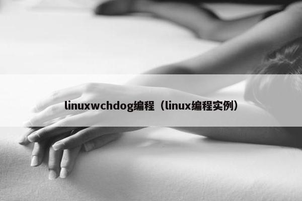 linuxwchdog编程（linux编程实例）