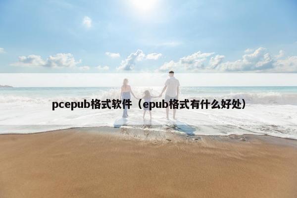 pcepub格式软件（epub格式有什么好处）