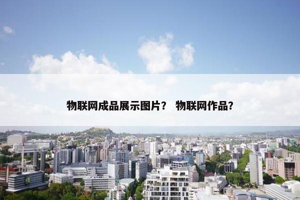 物联网成品展示图片？ 物联网作品？