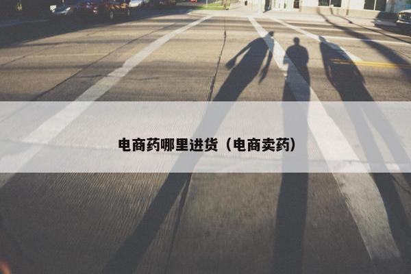 电商药哪里进货（电商卖药）