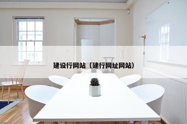 建设行网站（建行网址网站）