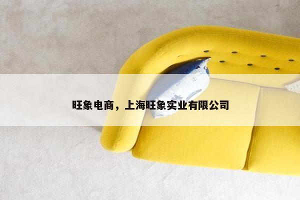 旺象电商，上海旺象实业有限公司