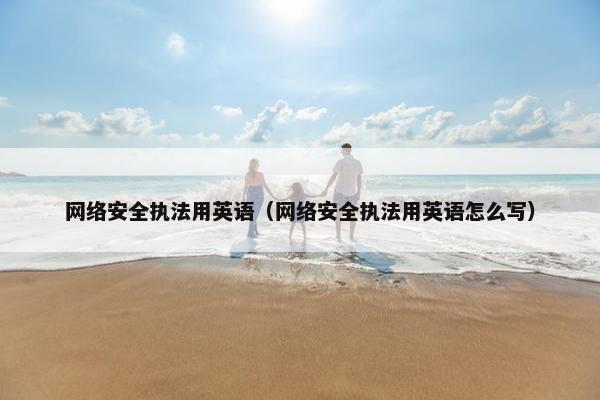 网络安全执法用英语（网络安全执法用英语怎么写）