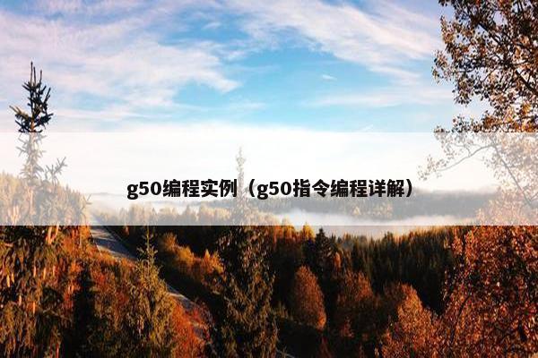 g50编程实例（g50指令编程详解）