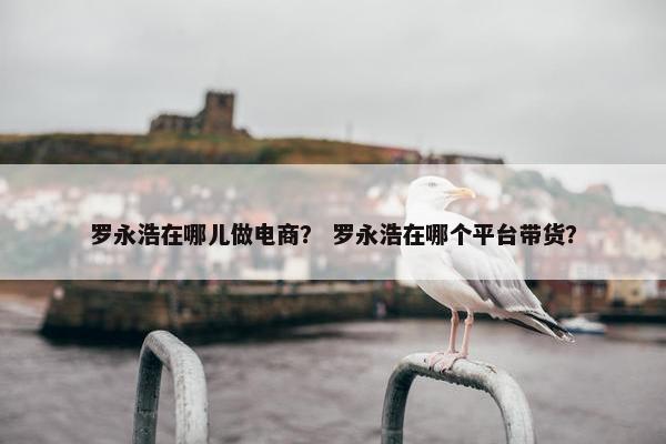 罗永浩在哪儿做电商？ 罗永浩在哪个平台带货？