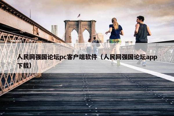 人民网强国论坛pc客户端软件（人民网强国论坛app下载）