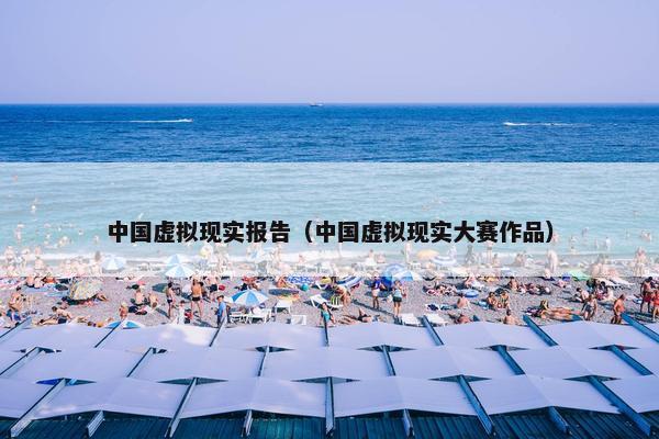 中国虚拟现实报告（中国虚拟现实大赛作品）
