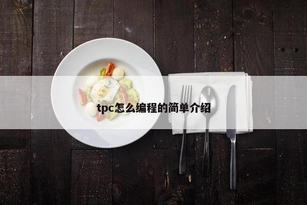tpc怎么编程的简单介绍