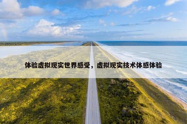 体验虚拟现实世界感受，虚拟现实技术体感体验