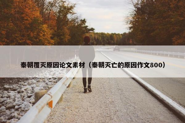 秦朝覆灭原因论文素材（秦朝灭亡的原因作文800）