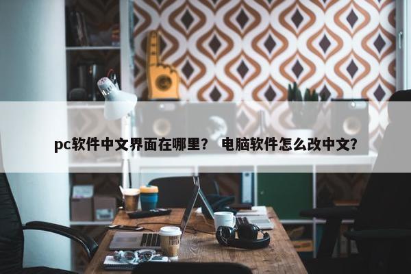 pc软件中文界面在哪里？ 电脑软件怎么改中文？