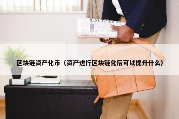 区块链资产化币（资产进行区块链化后可以提升什么）