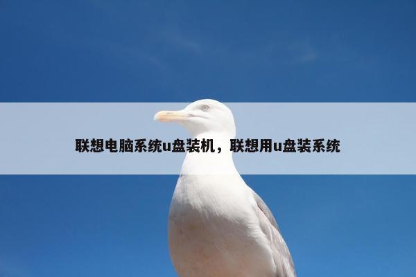 联想电脑系统u盘装机，联想用u盘装系统