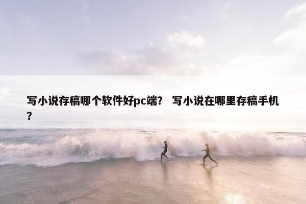 写小说存稿哪个软件好pc端？ 写小说在哪里存稿手机？