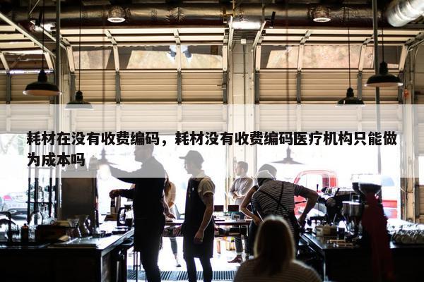 耗材在没有收费编码，耗材没有收费编码医疗机构只能做为成本吗