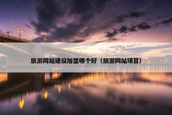 旅游网站建设加盟哪个好（旅游网站项目）
