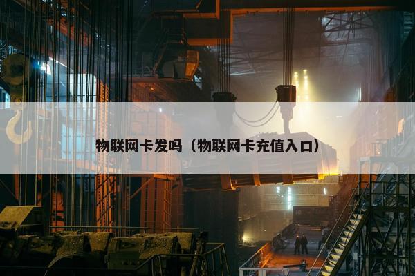物联网卡发吗（物联网卡充值入口）