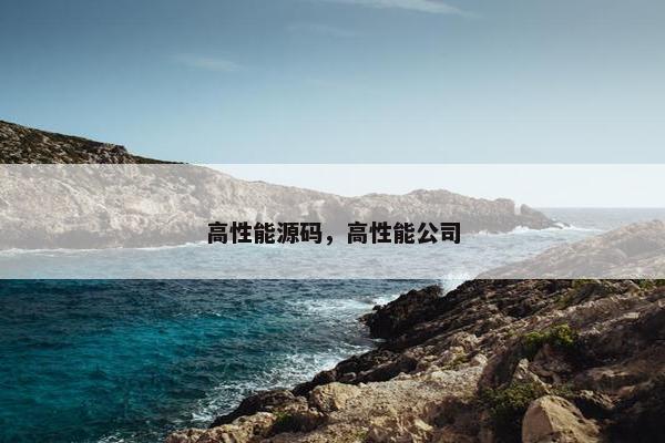 高性能源码，高性能公司