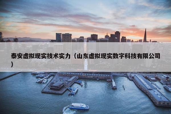 泰安虚拟现实技术实力（山东虚拟现实数字科技有限公司）