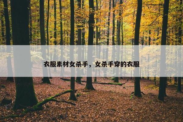 衣服素材女杀手，女杀手穿的衣服