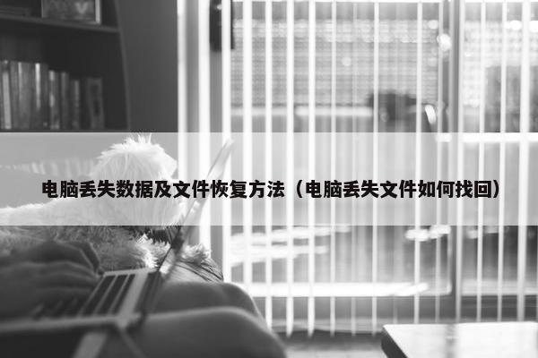 电脑丢失数据及文件恢复方法（电脑丢失文件如何找回）