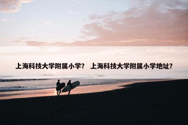 上海科技大学附属小学？ 上海科技大学附属小学地址？
