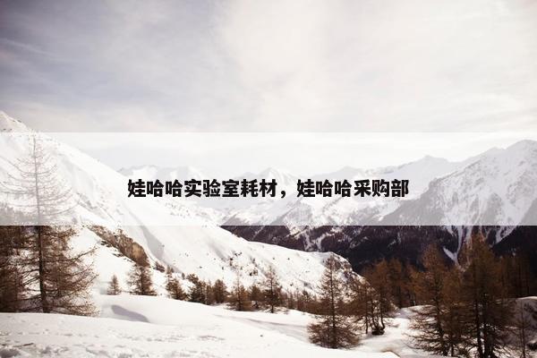 娃哈哈实验室耗材，娃哈哈采购部