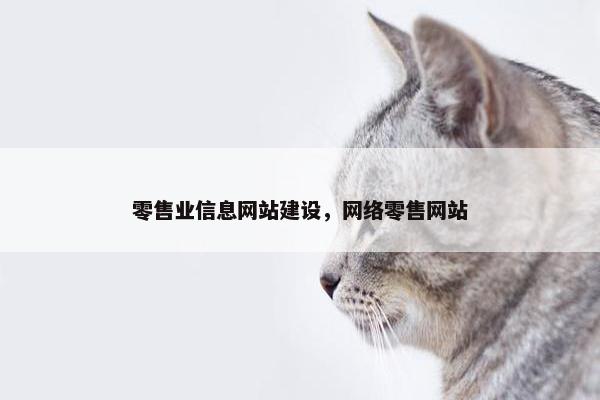 零售业信息网站建设，网络零售网站